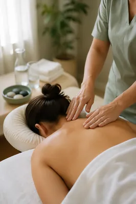 Peaceful Medical Spa Shoulder Massage
