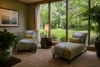 Serene Medical Spa Relaxation Lounge