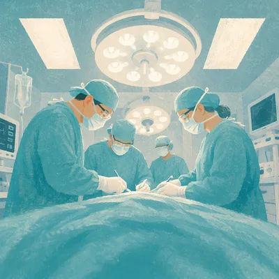 Patient View of Calm Surgical Team