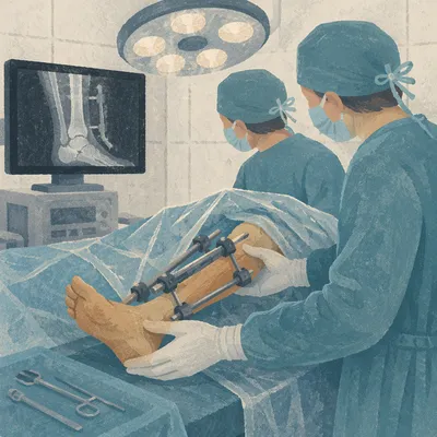 Orthopedic Surgery Team in Operating Room