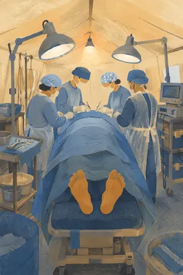 Field Operating Room Medical Team