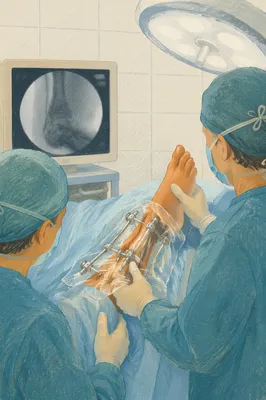 Orthopedic Surgery Team in Operating Room