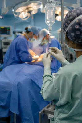 Surgical Team in Operating Room Focus