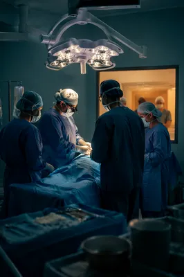 Compassionate Surgical Team in Operating Room