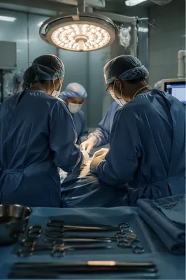 Compassionate Surgical Team in Operating Room