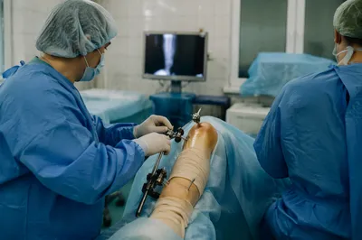 Orthopedic Surgery Team in Operating Room