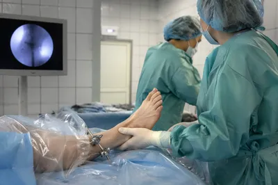 Orthopedic Surgery Team in Operating Room