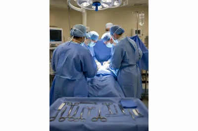Modern Surgical Team in Operating Room