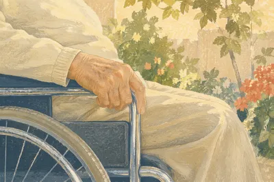 Elderly Wheelchair Care in Sunny Garden