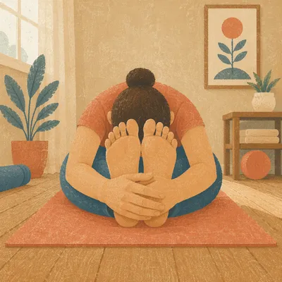 Peaceful Seated Stretch for Rehab Wellness