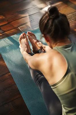 Peaceful Seated Yoga Stretch at Home