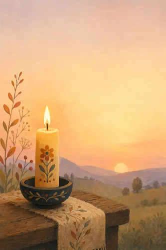 Candle Background 1