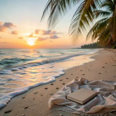 Peaceful Tropical Sunrise Beach Devotion