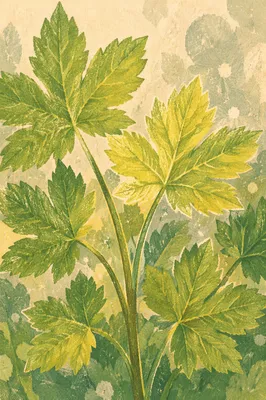Fresh Spring Leaves in Morning Light
