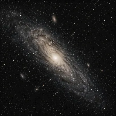 Vintage Starry Night with Luminous Nebula