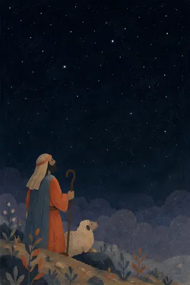 Serene Starry Night Sky Above Mist