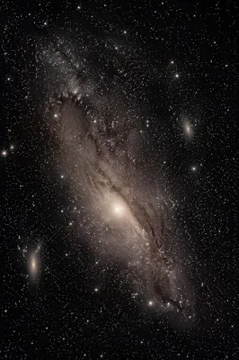 Starry Night Sky with Luminous Nebula