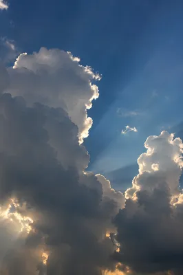 Sun Rays Breaking Through Storm Clouds