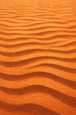 Golden Desert Dune Ripple Patterns