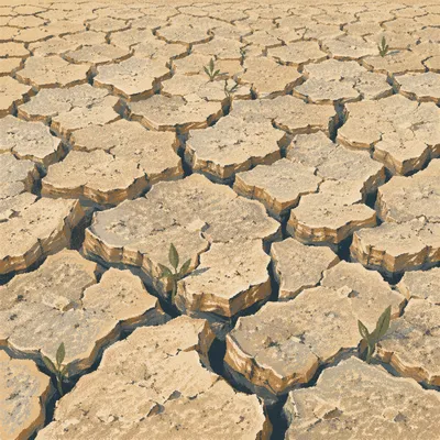 Cracked Desert Earth Drought Texture