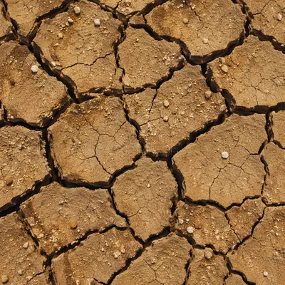 Cracked Desert Earth Texture Background