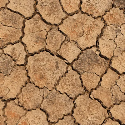Cracked Desert Earth Texture Background