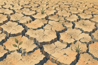 Cracked Desert Earth Drought Texture