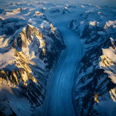 Remote Blue Glacier Mountain Wilderness