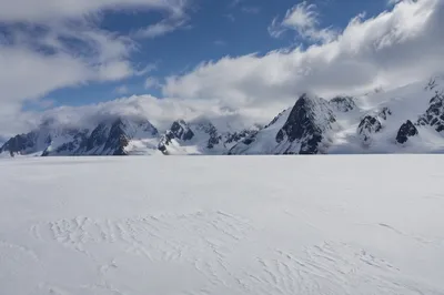 Remote Glacier Blue Ice Mountain Wilderness