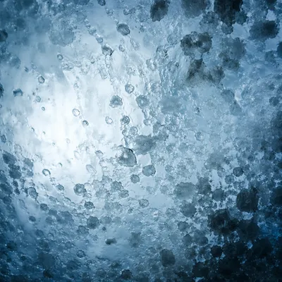 Frozen Hailstones on Frosted Glass Texture