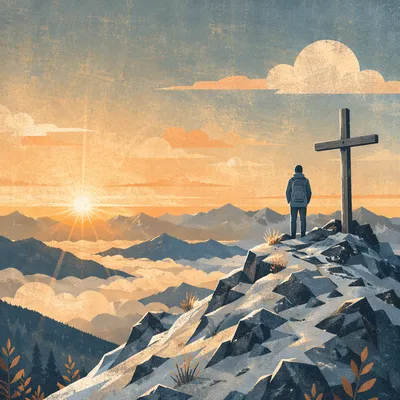 Sunrise Climber by Summit Cross