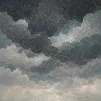 Moody Overcast Storm Clouds Background