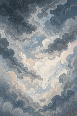 Moody Overcast Storm Cloud Sky