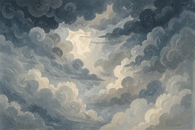 Moody Overcast Storm Cloud Sky