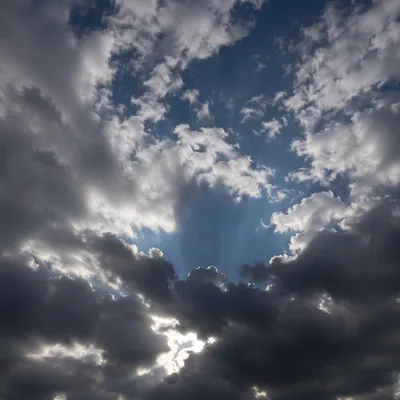 Moody Overcast Sky with Layered Storm Clouds