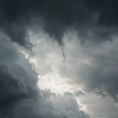 Moody Overcast Storm Clouds with Soft Light
