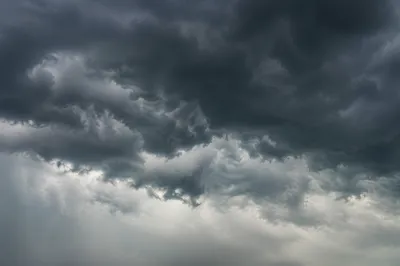 Moody Overcast Storm Clouds Background
