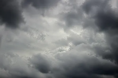 Moody Overcast Storm Clouds Close Up