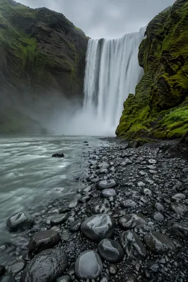 Whitewater River Gorge with Mossy Cliffs