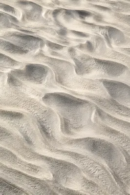 Overhead Desert Sand Ripple Pattern