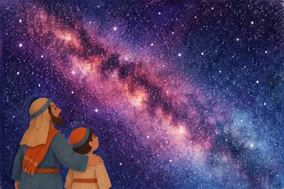 Dreamy Milky Way Starry Night Sky