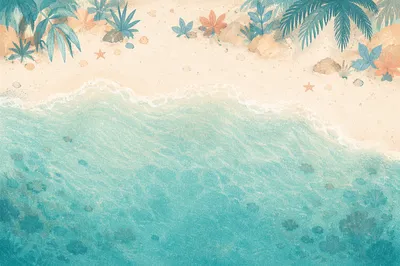 Secluded Tropical Beach Aerial Turquoise Shoreline