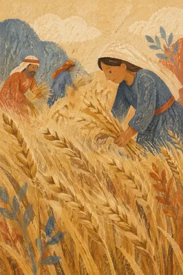 Golden Wheat Field Swaying in Breeze