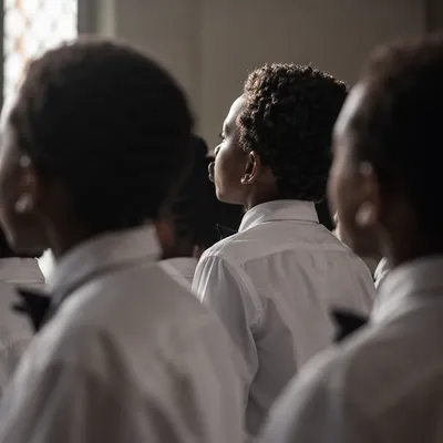 African Children Choir in Church School