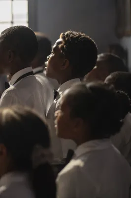 African Children Choir in Church School