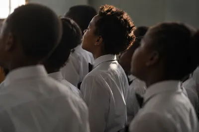 African Children Choir in Church School