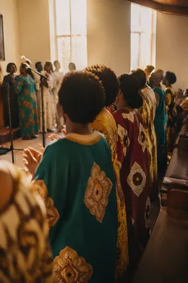 Joyful African Church Choir in Chapel