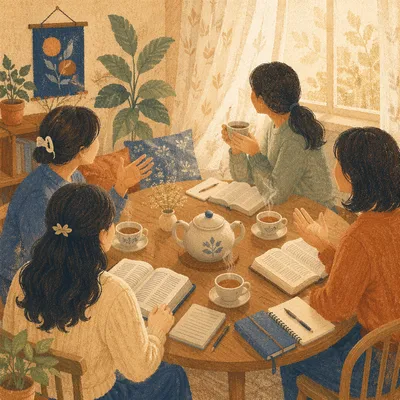 Asian Women Bible Study Tea Fellowship