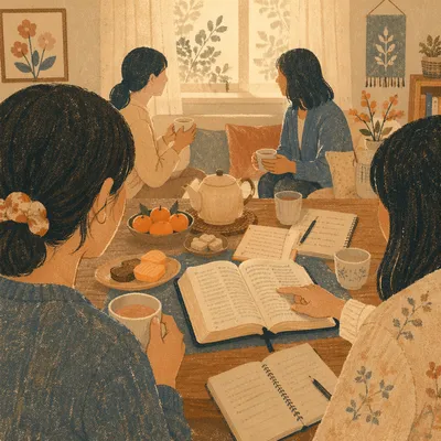 Asian Women Bible Study Tea Fellowship