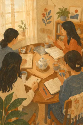 Asian Women Bible Study Tea Fellowship
